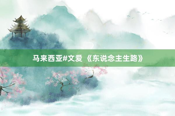 马来西亚#文爱 《东说念主生路》